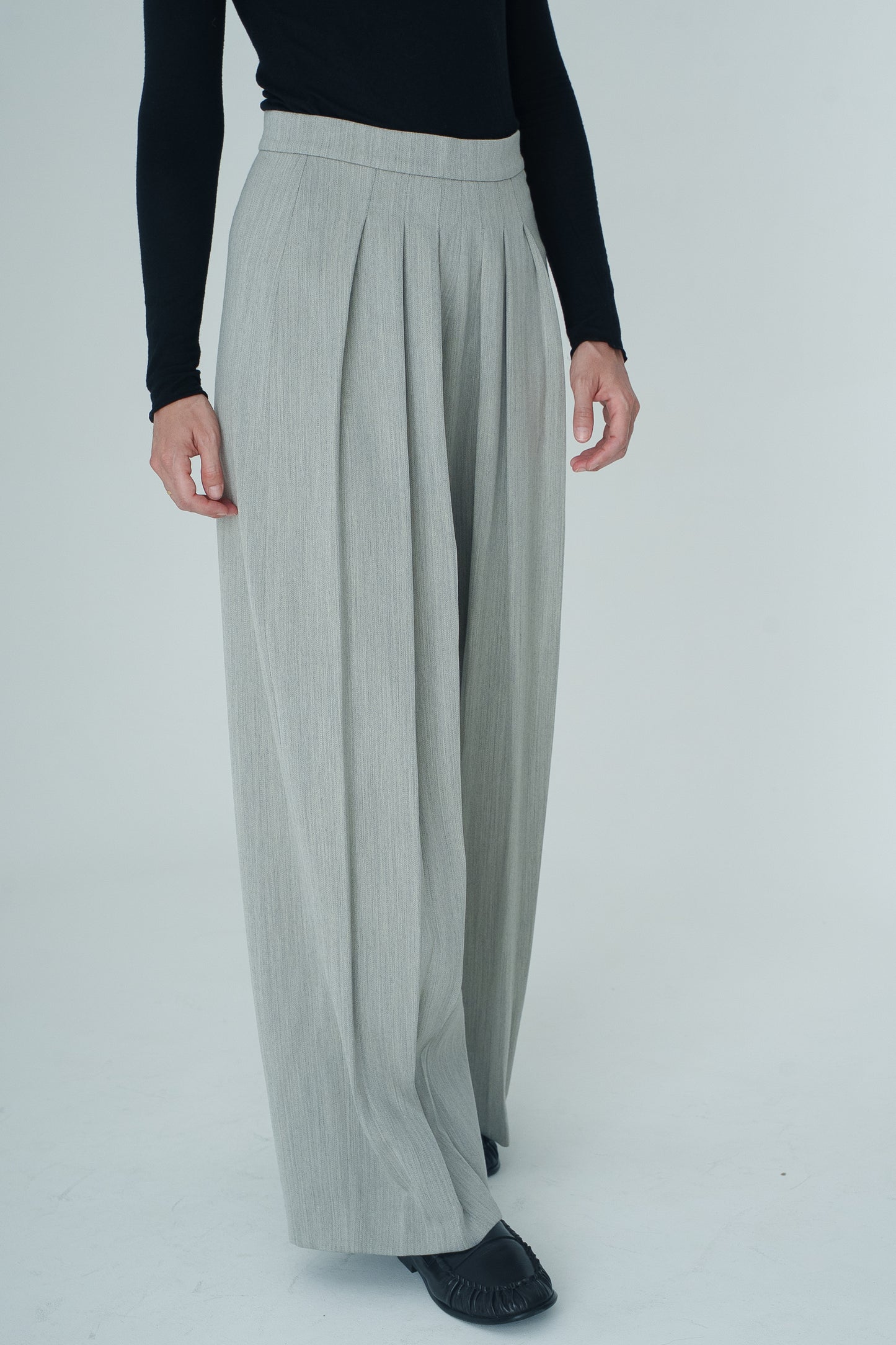 Pantalon à plis Basilic