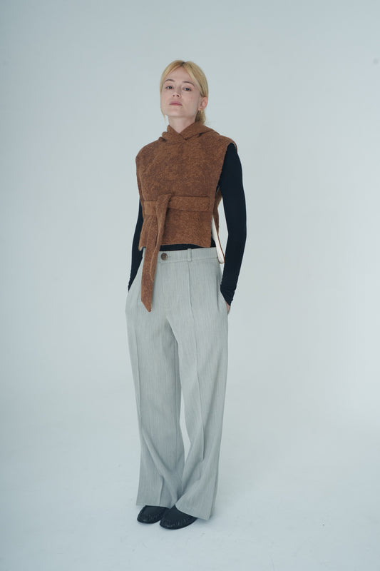 Sleeveless overcoat