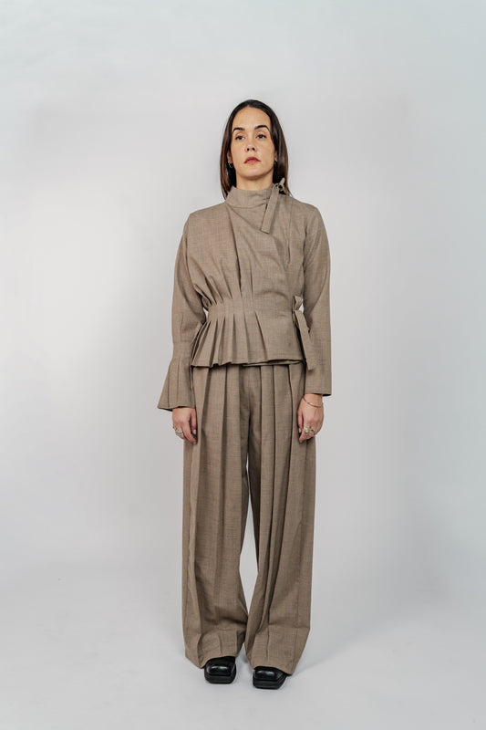 Chemise à plis